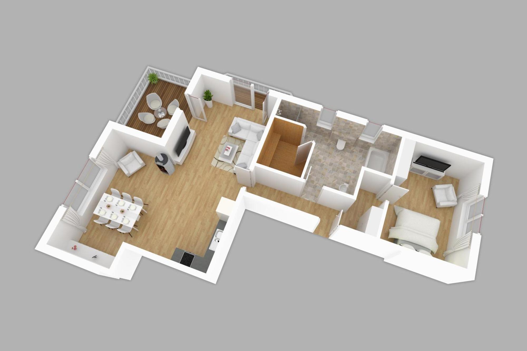 Myhome Ruegen - Haus Sonnenmeer ゼリン 部屋 写真